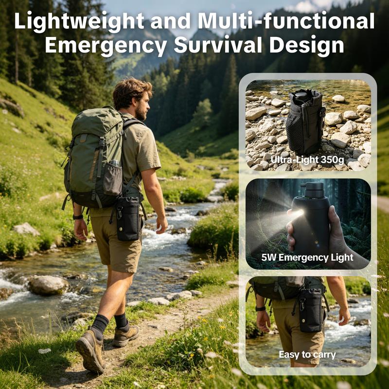 Portable Electric Camping Water Purifier with 5-Stage Filtration