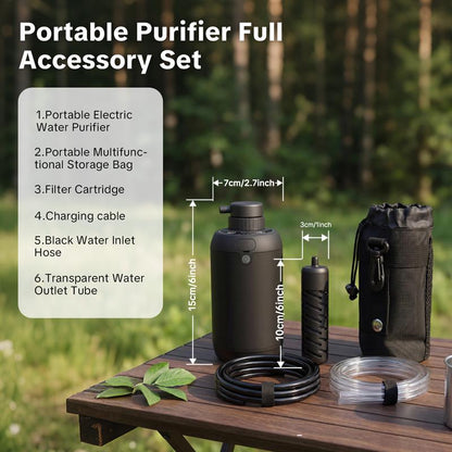 Portable Electric Camping Water Purifier with 5-Stage Filtration