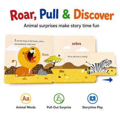 Interactive Lift The Flap Board Book Set for Early Learning